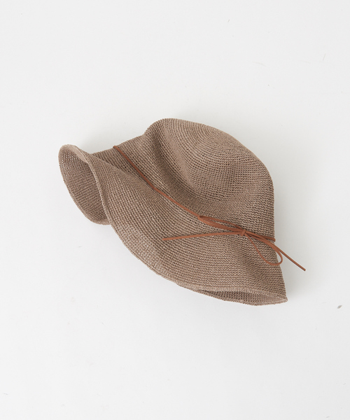 Abahouse Devinette（ドゥヴィネット）の「【RUBEN】ペーパーデイリーハット（ハット・レディース・ブラック/グレー・フリー）」の20枚目の写真