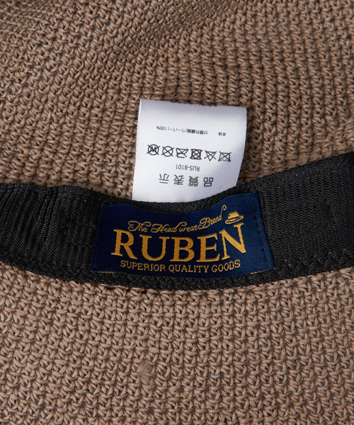 Abahouse Devinette（ドゥヴィネット）の「【RUBEN】ペーパーデイリーハット（ハット・レディース・ブラック/グレー・フリー）」の10枚目の写真