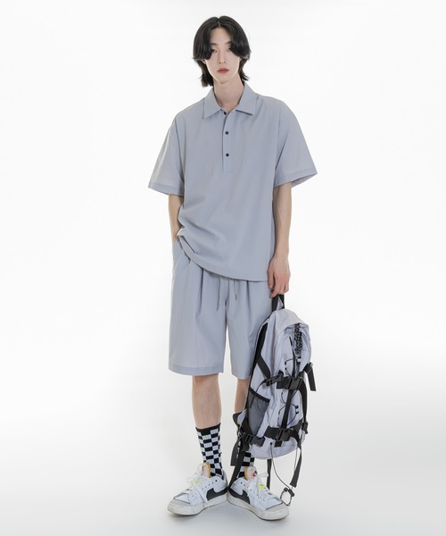 FOLLOWIN（フォロウィン）の「【UNISEX】バミューダピンタックショートパンツ（カーゴパンツ・メンズ・ブラック/グレー/カーキ・FREE）」の17枚目の写真