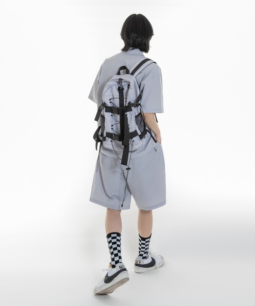 FOLLOWIN（フォロウィン）の「【UNISEX】バミューダピンタックショートパンツ（カーゴパンツ・メンズ・ブラック/グレー/カーキ・FREE）」の22枚目の写真