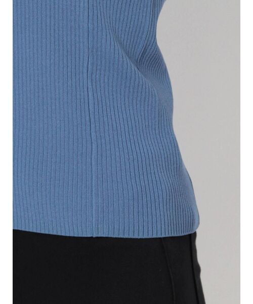 LAGUNAMOON(ラグナムーン)の「カバースリーブハイネックニットプルオーバー(ニット/セーター・レディース・アイボリー/ブラック/ブルー・FREE)」の20枚目の写真