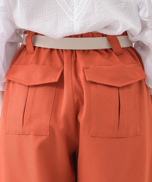 La SRIC（ラスリック）の「La SRIC ベルト付ガウチョパンツ（その他パンツ・レディース・ブラック/オレンジ/カーキ・FREE）」の17枚目の写真