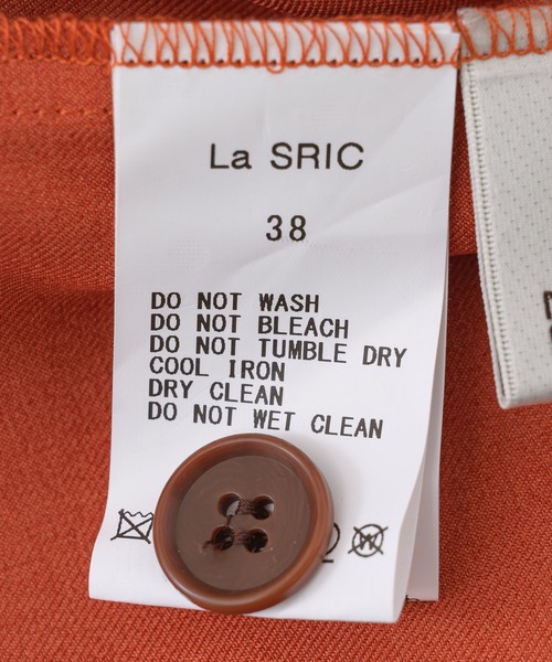 La SRIC（ラスリック）の「La SRIC ベルト付ガウチョパンツ（その他パンツ・レディース・ブラック/オレンジ/カーキ・FREE）」の11枚目の写真