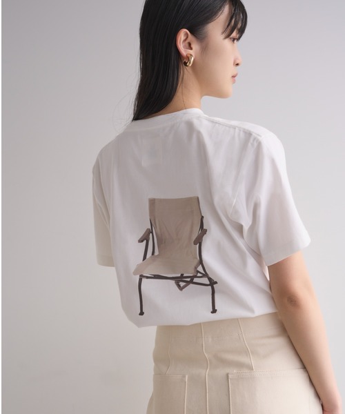 Snow Peak（スノーピーク）の「【Snoｗ Peak×emmi】H/S T?shirts（Tシャツ/カットソー・レディース・ホワイト・MEDIUM/LARGE）」の3枚目の写真