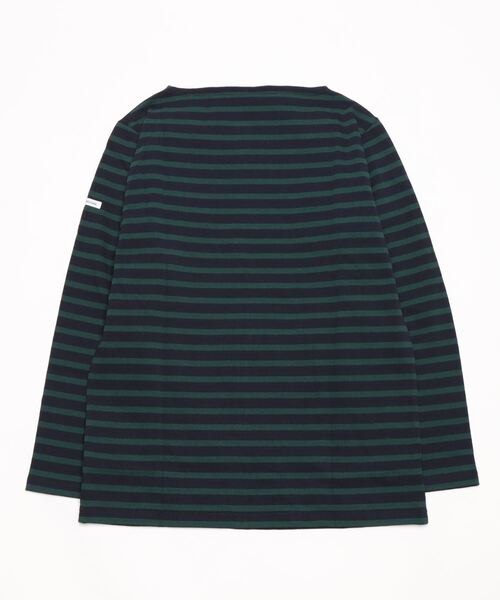 ORCIVAL（オーシバル）の「ORCIVAL/オーシバル　コットンロード ボートネックシャツ ボーダー　B211 22AW（Tシャツ/カットソー・レディース・ブラック/ブラウン/グリーン/ブルーグレー/ナチュラル・2/3）」の6枚目の写真