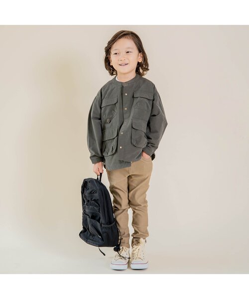 F.O.KIDS(エフオーキッズ)の「DAILY BACK PACK(バックパック/リュック・キッズ・ブラック/ベージュ/カーキ/レインボー・SMALL/MEDIUM/XS/S)」の5枚目の写真