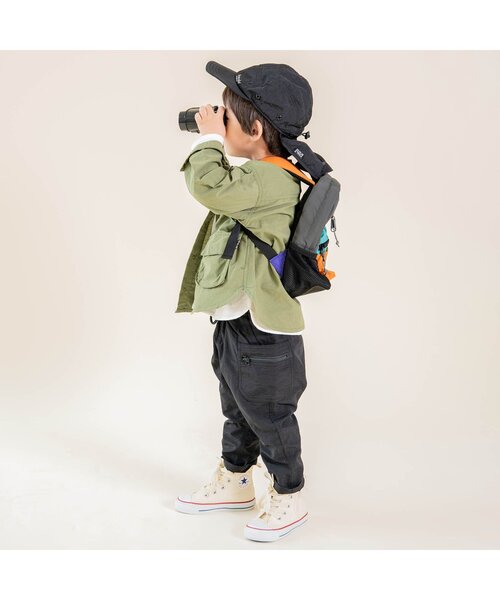 F.O.KIDS(エフオーキッズ)の「DAILY BACK PACK(バックパック/リュック・キッズ・ブラック/ベージュ/カーキ/レインボー・SMALL/MEDIUM/XS/S)」の6枚目の写真