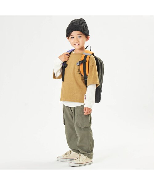 F.O.KIDS(エフオーキッズ)の「DAILY BACK PACK(バックパック/リュック・キッズ・ブラック/ベージュ/カーキ/レインボー・SMALL/MEDIUM/XS/S)」の7枚目の写真