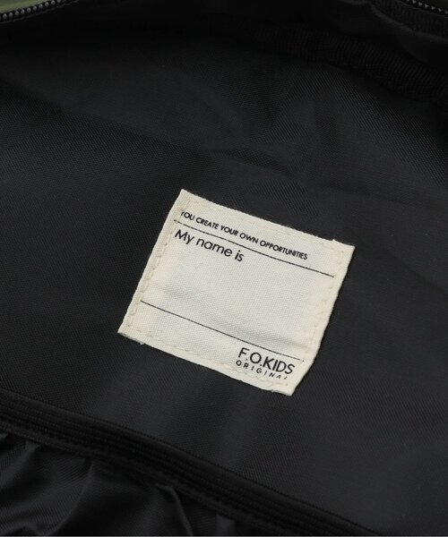 F.O.KIDS(エフオーキッズ)の「DAILY BACK PACK(バックパック/リュック・キッズ・ブラック/ベージュ/カーキ/レインボー・SMALL/MEDIUM/XS/S)」の11枚目の写真