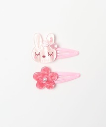 KP DECO | mimiちゃんとお花のヘアピン2種セット(ヘアピン)