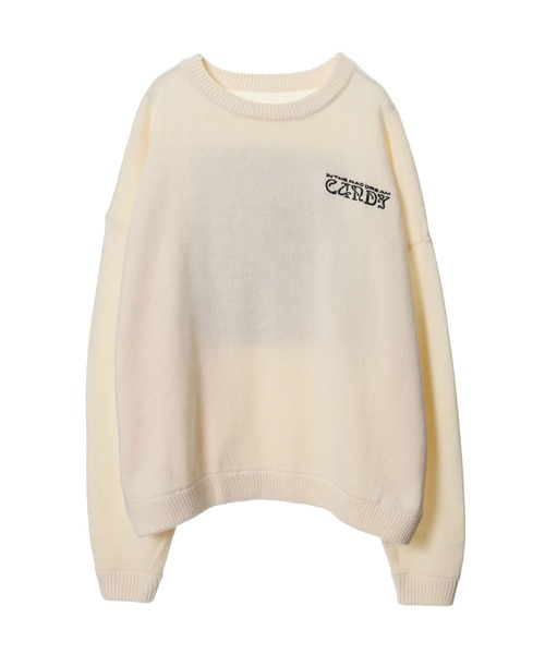 Candy Stripper(キャンディストリッパー)の「DAZZLED BY CANDY ニット(ニット/セーター・レディース・アイボリー/ブルー/ヘザーグレー/ブラック・2)」の9枚目の写真