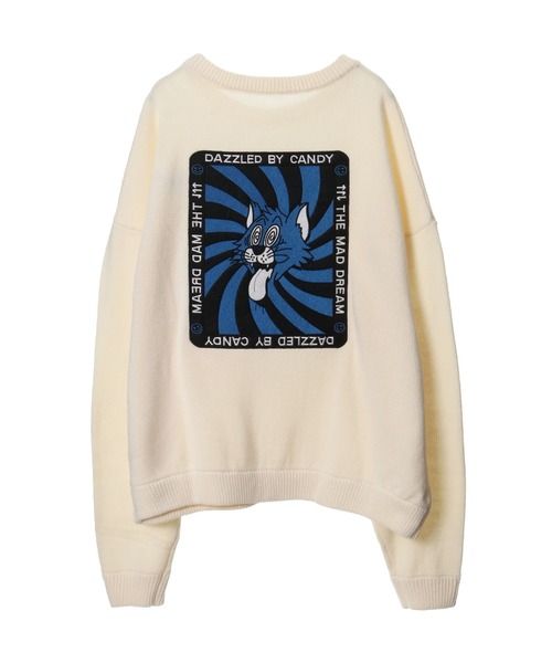 Candy Stripper(キャンディストリッパー)の「DAZZLED BY CANDY ニット(ニット/セーター・レディース・アイボリー/ブルー/ヘザーグレー/ブラック・2)」の7枚目の写真