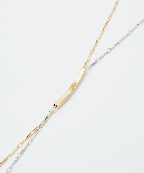 qualite（カリテ）の「ミックスカラーラリエット（ネックレス・レディース・ゴールド・フリー）」の4枚目の写真