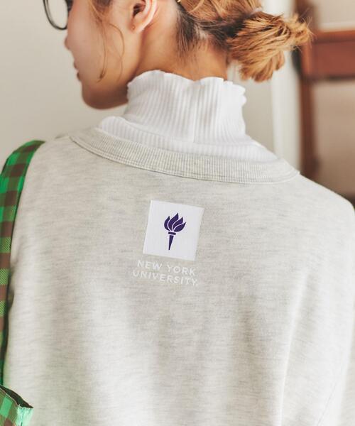 DISCUS（ディスカス）の「DISCUS×UNIVERSITY裏毛スウェットプルオーバーナチュラル（スウェット・レディース・ナチュラル・M/L）」の3枚目の写真