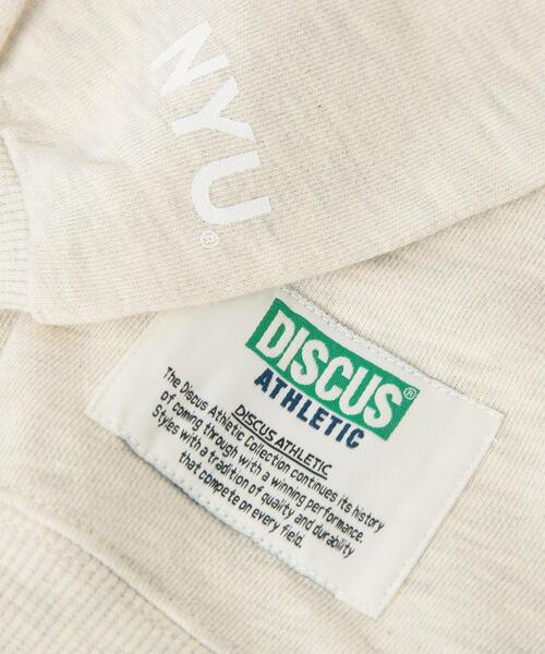 DISCUS（ディスカス）の「DISCUS×UNIVERSITY裏毛スウェットプルオーバーナチュラル（スウェット・レディース・ナチュラル・M/L）」の7枚目の写真