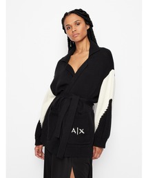 ARMANI EXCHANGE | 【A|X アルマーニ エクスチェンジ】カラーブロック　ニットガウンカーディガン(カーディガン/ボレロ)