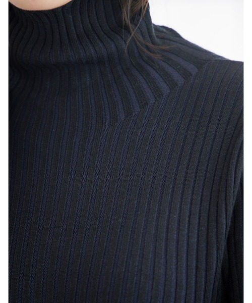 Emma Taylor(エマテイラー)の「ダブルカラーリブタートルニット(ニット/セーター・レディース・ブラック/ベージュ/グリーン系その他・FREE)」の21枚目の写真