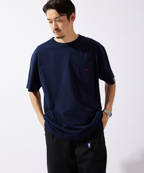 セール】【THE NORTH FACE PURPLE LABEL】7oz H/S Pocket Tee（T