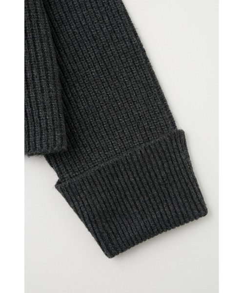 MOUSSY（マウジー）の「BUTTON UP HI NECK セーター（ニット/セーター・レディース・ライトイエロー/チャコールグレー/アイボリー/ネイビー・FREE）」の10枚目の写真