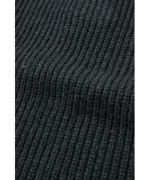 MOUSSY（マウジー）の「BUTTON UP HI NECK セーター（ニット/セーター・レディース・ライトイエロー/チャコールグレー/アイボリー/ネイビー・FREE）」の11枚目の写真