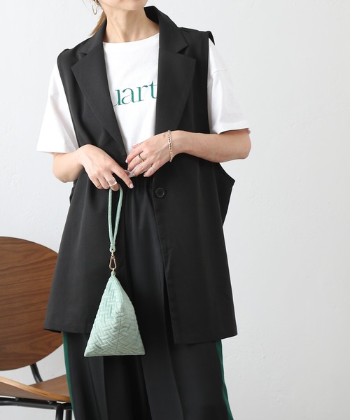 COLONY 2139（コロニートゥーワンスリーナイン）の「テーラードベスト / ジレ（ベスト・レディース・ブラック/グレー/ブラウン・FREE）」の6枚目の写真