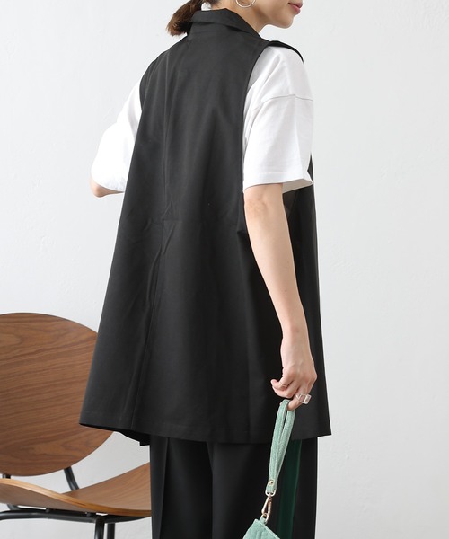 COLONY 2139（コロニートゥーワンスリーナイン）の「テーラードベスト / ジレ（ベスト・レディース・ブラック/グレー/ブラウン・FREE）」の8枚目の写真