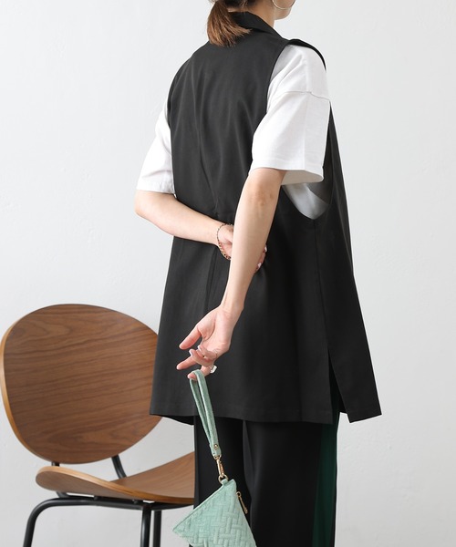 COLONY 2139（コロニートゥーワンスリーナイン）の「テーラードベスト / ジレ（ベスト・レディース・ブラック/グレー/ブラウン・FREE）」の10枚目の写真