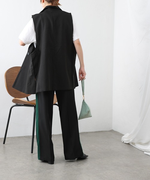 COLONY 2139（コロニートゥーワンスリーナイン）の「テーラードベスト / ジレ（ベスト・レディース・ブラック/グレー/ブラウン・FREE）」の17枚目の写真