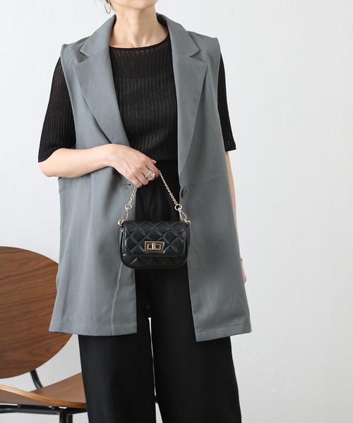 COLONY 2139（コロニートゥーワンスリーナイン）の「テーラードベスト / ジレ（ベスト・レディース・ブラック/グレー/ブラウン・FREE）」の18枚目の写真