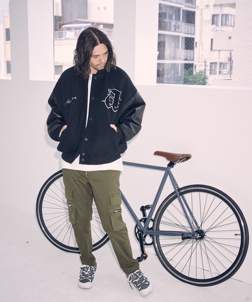 最終値下げ【アダムパテック】 looose award jacket スタジャン ADAM PATEK（アダムパテック）の「mj8761- looose award jacket