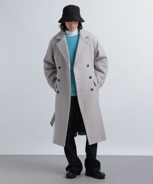 HARE（ハレ）の「シャギーニットプルオーバー(HARE)（ニット/セーター・メンズ・ブラック/ブラウン/グレー/ブルー/グリーン/オレンジ・SMALL/MEDIUM）」の18枚目の写真