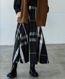 THE SHOP TK  | 【人気NO1/好評追加！】チェック柄ギャザースカート(スカート)