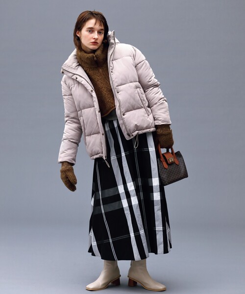 THE SHOP TK （ザ ショップ ティーケー ）の「◆チェック柄ギャザースカート（スカート・レディース・ホワイト系4/ブラック系1/ネイビー系1・12/11/13）」の16枚目の写真