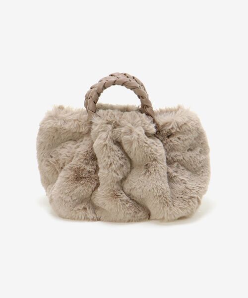 le.coeur blanc（ルクールブラン）の「ブレードハンドルファートート（トートバッグ・レディース・ベージュ/グレー・FREE）」の16枚目の写真