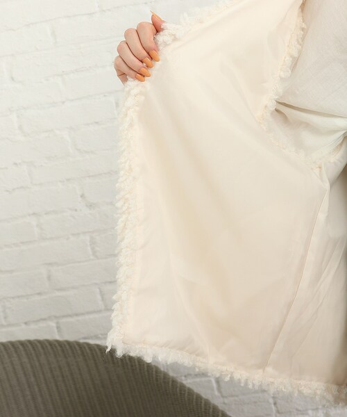 Cutie Blonde（キューティーブロンド）の「◆【プレゼントに迷ったらコレ！】プードルファーベスト（ベスト・レディース・ブラウン系その他/ブラック/アイボリー・00）」の11枚目の写真