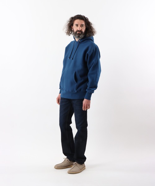 Champion（チャンピオン）の「【Champion/チャンピオン】メンズ TRUE TO ARCHIVES リバースウィーブ(R) フーデッドスウェットシャツ（パーカー・メンズ・ロイヤルブルー/ブラック/シルバーグレー/ネイビー/マルーン/ダークグリーン/レッド系その他4・MEDIUM/X-LARGE/LARGE/SMALL）」の14枚目の写真