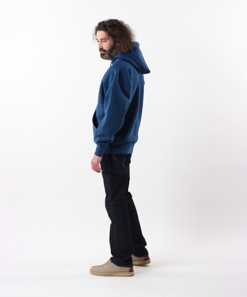 Champion（チャンピオン）の「【Champion/チャンピオン】メンズ TRUE TO ARCHIVES リバースウィーブ(R) フーデッドスウェットシャツ（パーカー・メンズ・ロイヤルブルー/ブラック/シルバーグレー/ネイビー/マルーン/ダークグリーン/レッド系その他4・MEDIUM/X-LARGE/LARGE/SMALL）」の15枚目の写真