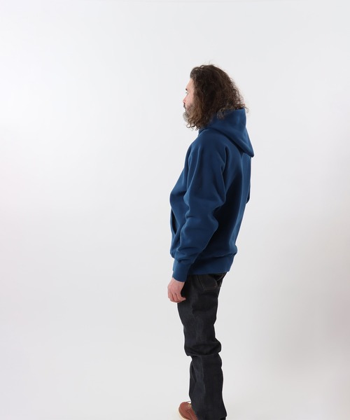 Champion（チャンピオン）の「【Champion/チャンピオン】メンズ TRUE TO ARCHIVES リバースウィーブ(R) フーデッドスウェットシャツ（パーカー・メンズ・ロイヤルブルー/ブラック/シルバーグレー/ネイビー/マルーン/ダークグリーン/レッド系その他4・MEDIUM/X-LARGE/LARGE/SMALL）」の19枚目の写真
