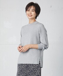 【洗える】SECOND PRINCE モックネック ニット