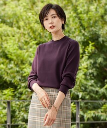 【洗える】SECOND PRINCE モックネック ニット