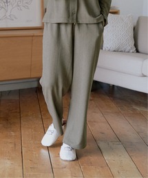 sleeping.com（スリーピングドットコム）の「オリジナルの香り付き素材 レディス・ランダムストライプジャガードカットソーロングパンツ（ルームウェア/パジャマ・レディース）」