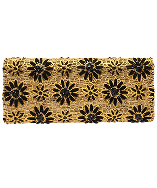 Fatima morocco(ファティマモロッコ)の「navasana×FATIMA MOROCCO別注フラワークラッチバッグ/702-FMC-SP FLOWER LONG(クラッチバッグ・レディース・ホワイト/ブルー/ブラック・FREE)」の6枚目の写真