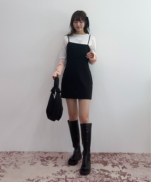 EPIMI E'PIMMY(エピミエピミー)の「ウェーブロゴオリジナルロンT(Tシャツ/カットソー・レディース・ホワイト/オフホワイト・MEDIUM)」の3枚目の写真