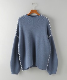 A part by | 洗える_7GハンドステッチPO　296111(ニット/セーター)