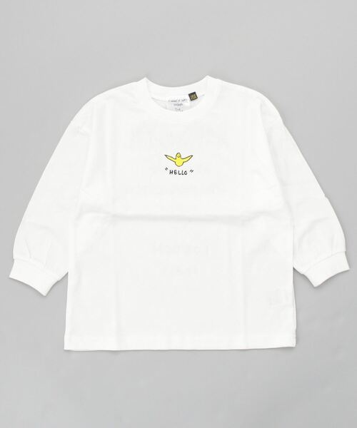 (What it isNt)ART BY MARKGONZALES(ワットイットイズント)の「MarkGonzales/マークゴンザレス キッズ ロンT 47220327(Tシャツ/カットソー・キッズ・グリーン/グレー/ホワイト・130cm/120cm/100cm/110cm/160cm/140cm/150cm)」の6枚目の写真