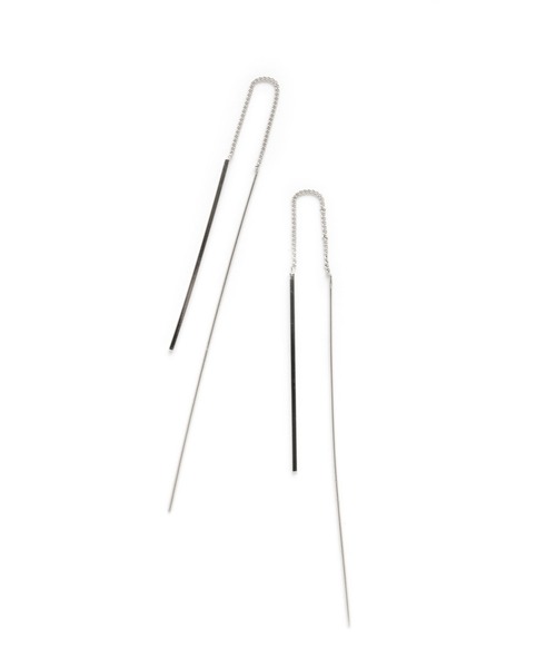 colleca la(コレカラ)の「ロングバー アメリカンピアス(ピアス(両耳用)・レディース・シルバー/ゴールド・FREE)」の7枚目の写真