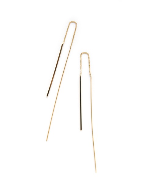 colleca la(コレカラ)の「ロングバー アメリカンピアス(ピアス(両耳用)・レディース・シルバー/ゴールド・FREE)」の8枚目の写真