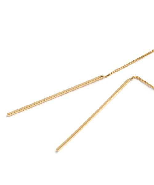 colleca la(コレカラ)の「ロングバー アメリカンピアス(ピアス(両耳用)・レディース・シルバー/ゴールド・FREE)」の9枚目の写真