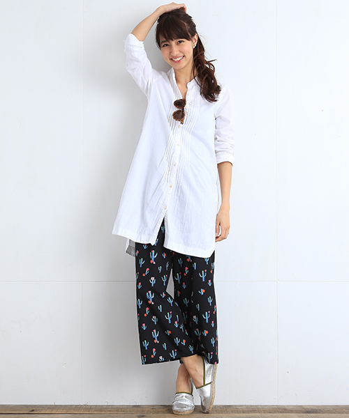 B:MING by BEAMS（ビーミングバイビームス）の「ビーミング by ビームス / サボテンリラックスパンツ（その他パンツ・レディース・ブラック・SMALL/MEDIUM）」の6枚目の写真