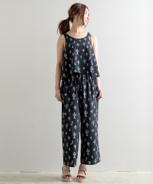 B:MING by BEAMS（ビーミングバイビームス）の「ビーミング by ビームス / サボテンリラックスパンツ（その他パンツ・レディース・ブラック・SMALL/MEDIUM）」の13枚目の写真